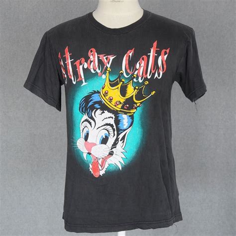 Get your paws on the limited edition Stray Cats tour shirt